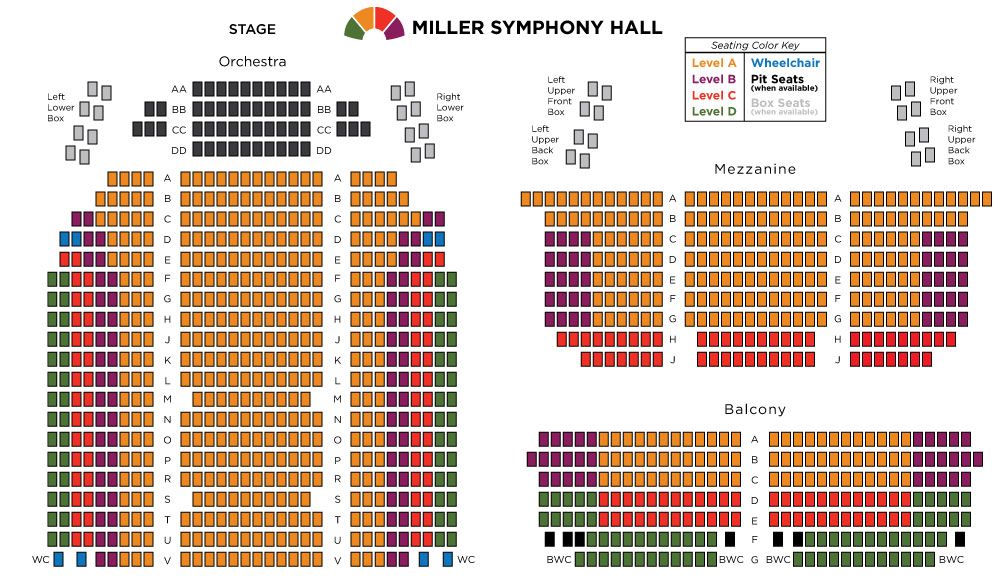 All In Seating Chart